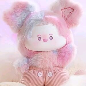 MINISO Disney Mickey Head in The Clouds Vinyl Plush Pendant- Sunset Glow - NIB